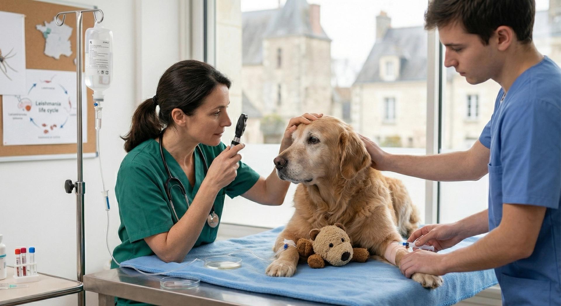 chien docteur leishmaniose