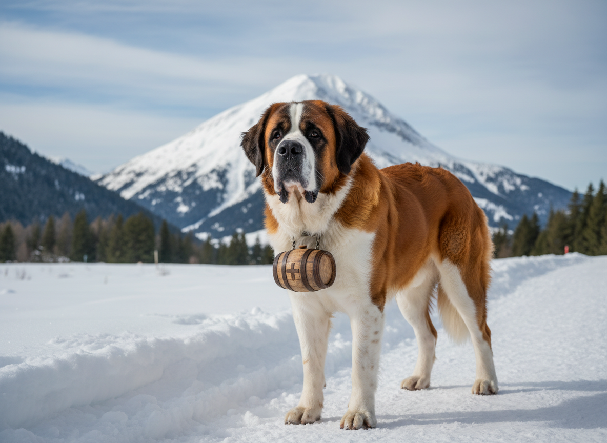 Photo d'un Saint-Bernard adulte
