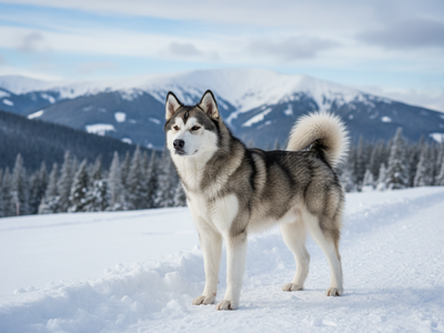 Photo d'un Malamute de l'Alaska adulte