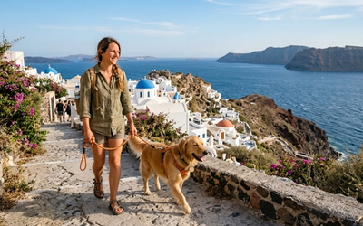 Voyage avec un chien en Grèce