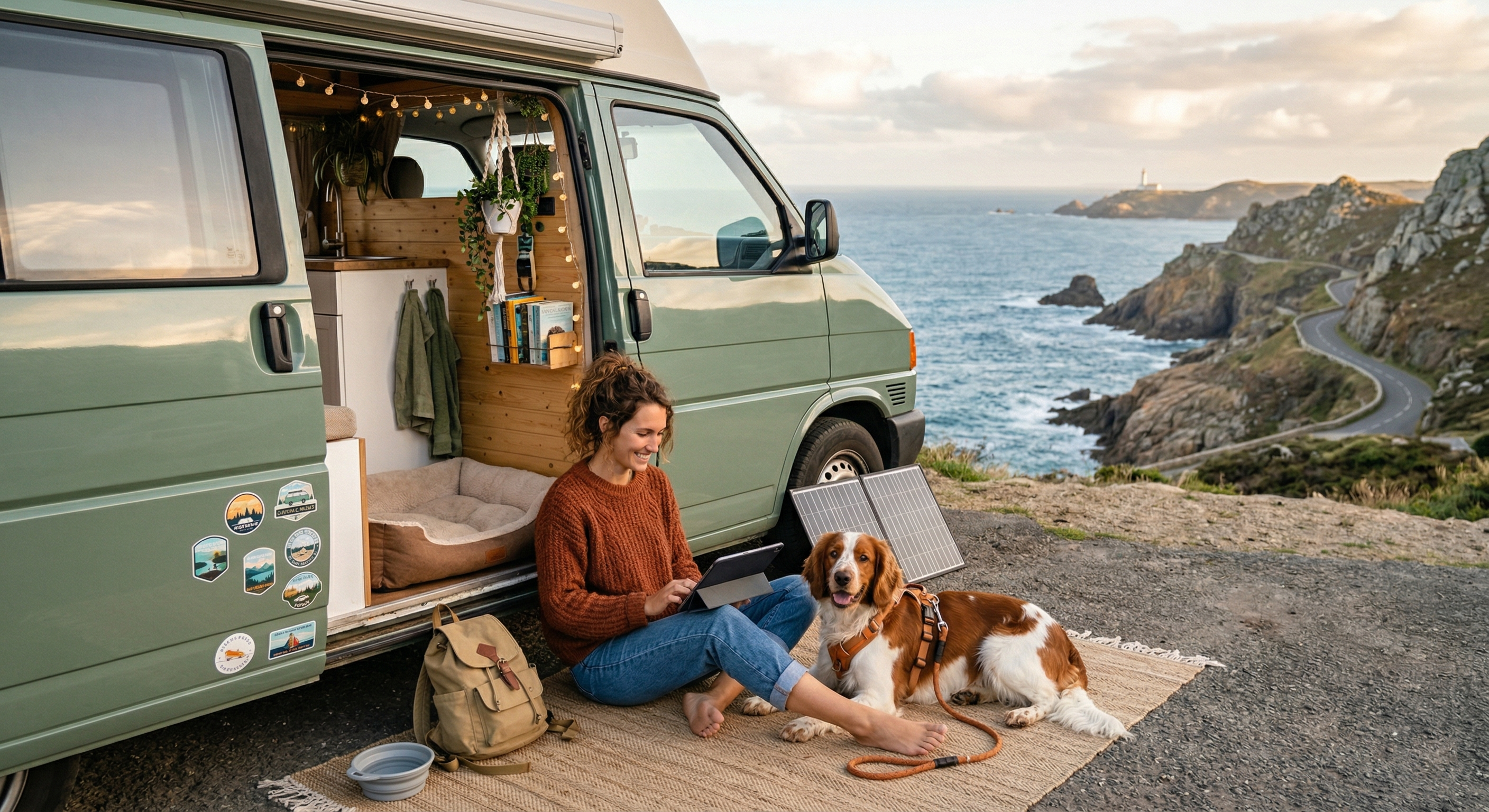Voyager avec son chien en van aménagé