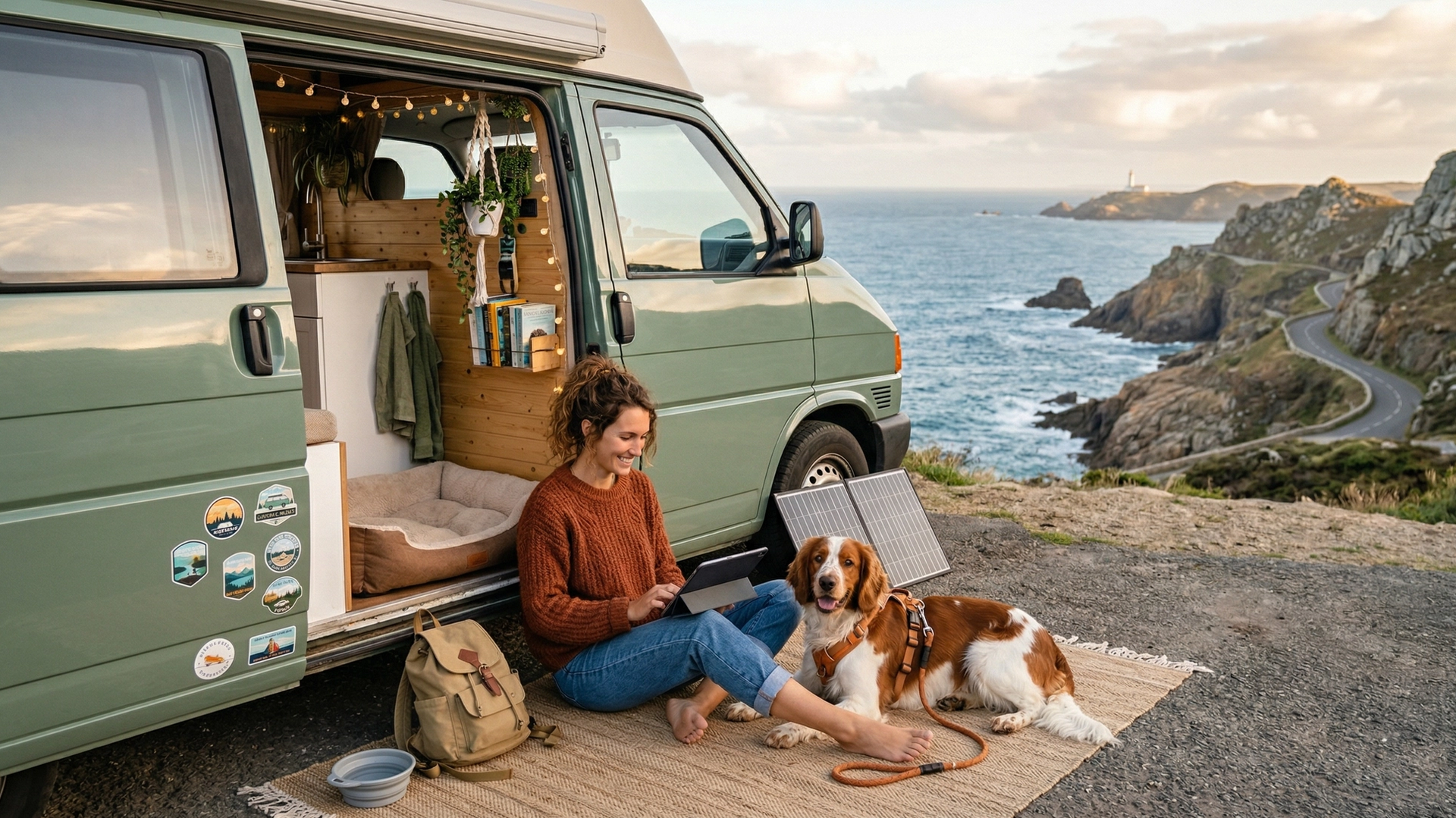 Voyager avec son chien en van aménagé