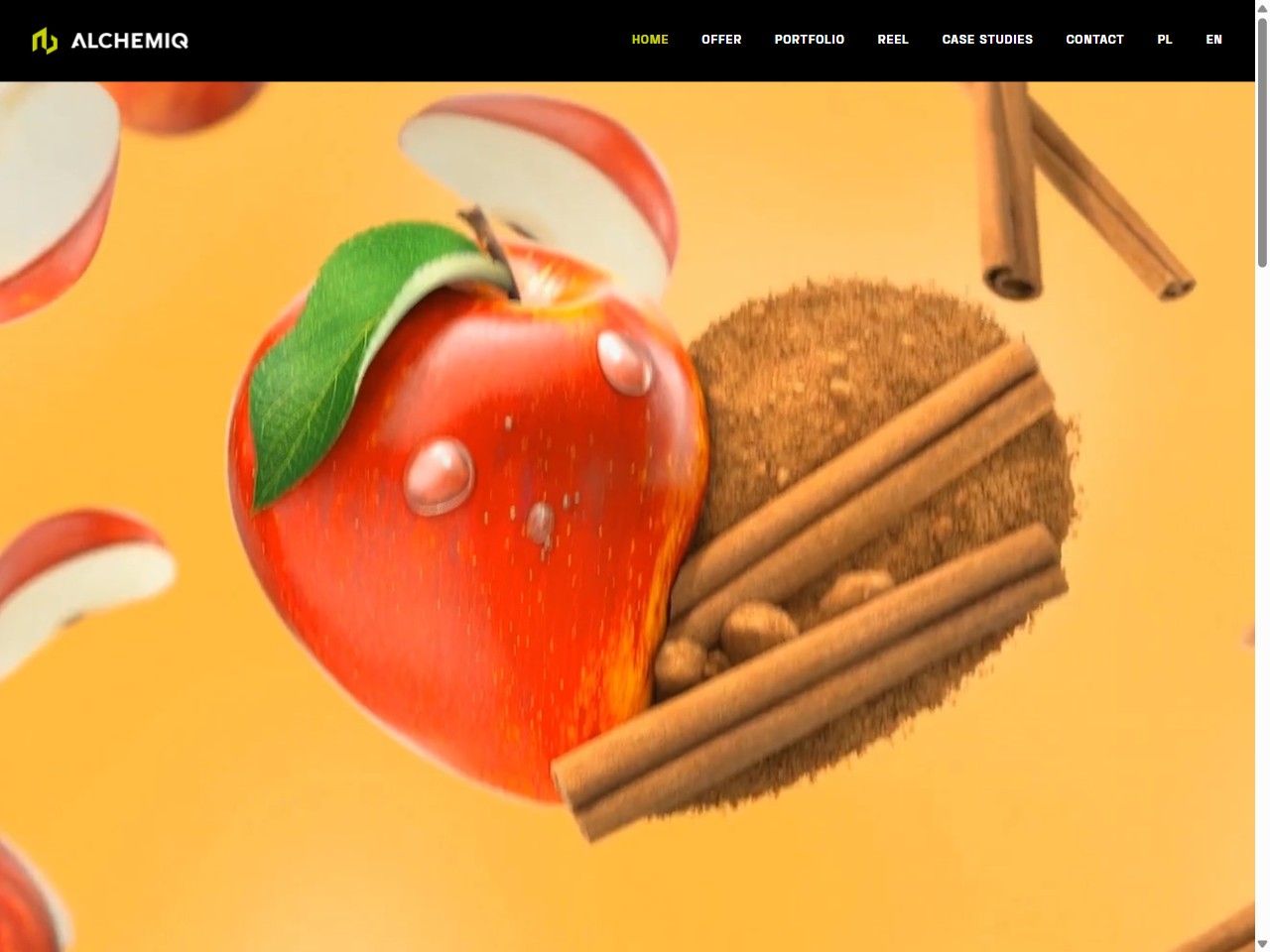 Client's website before the redesign