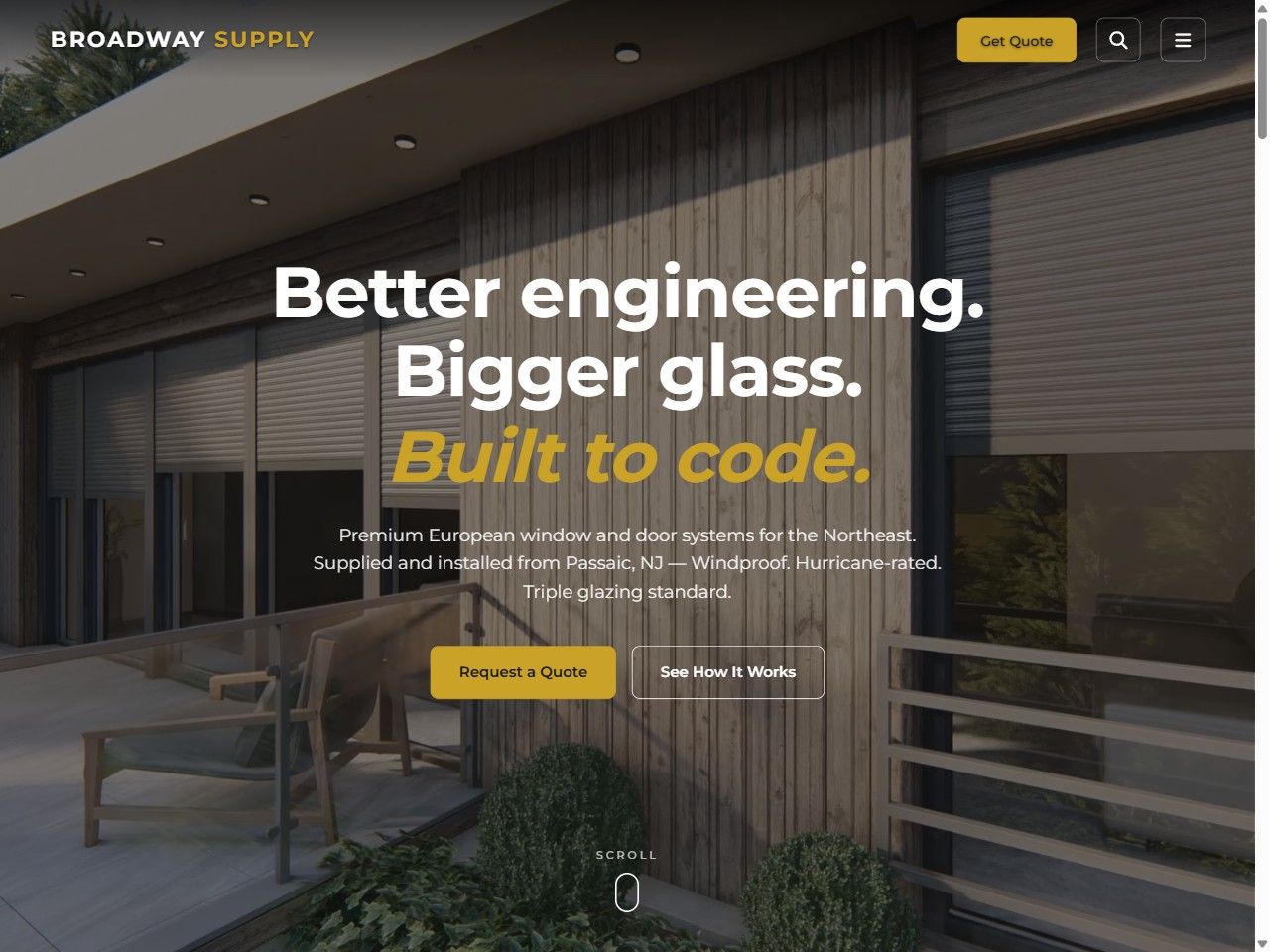 Client's website after the redesign