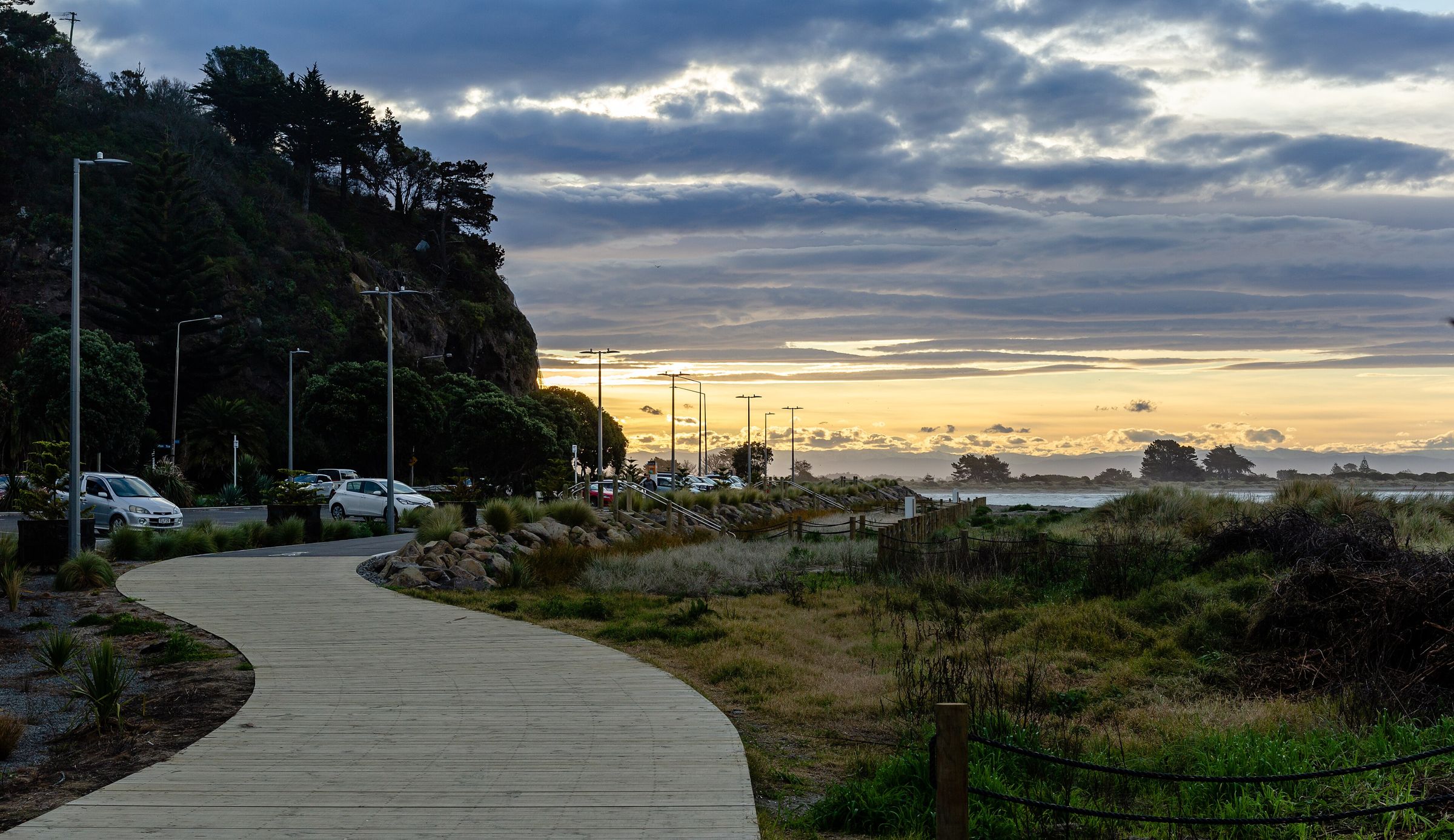 The coastal path at Sumner