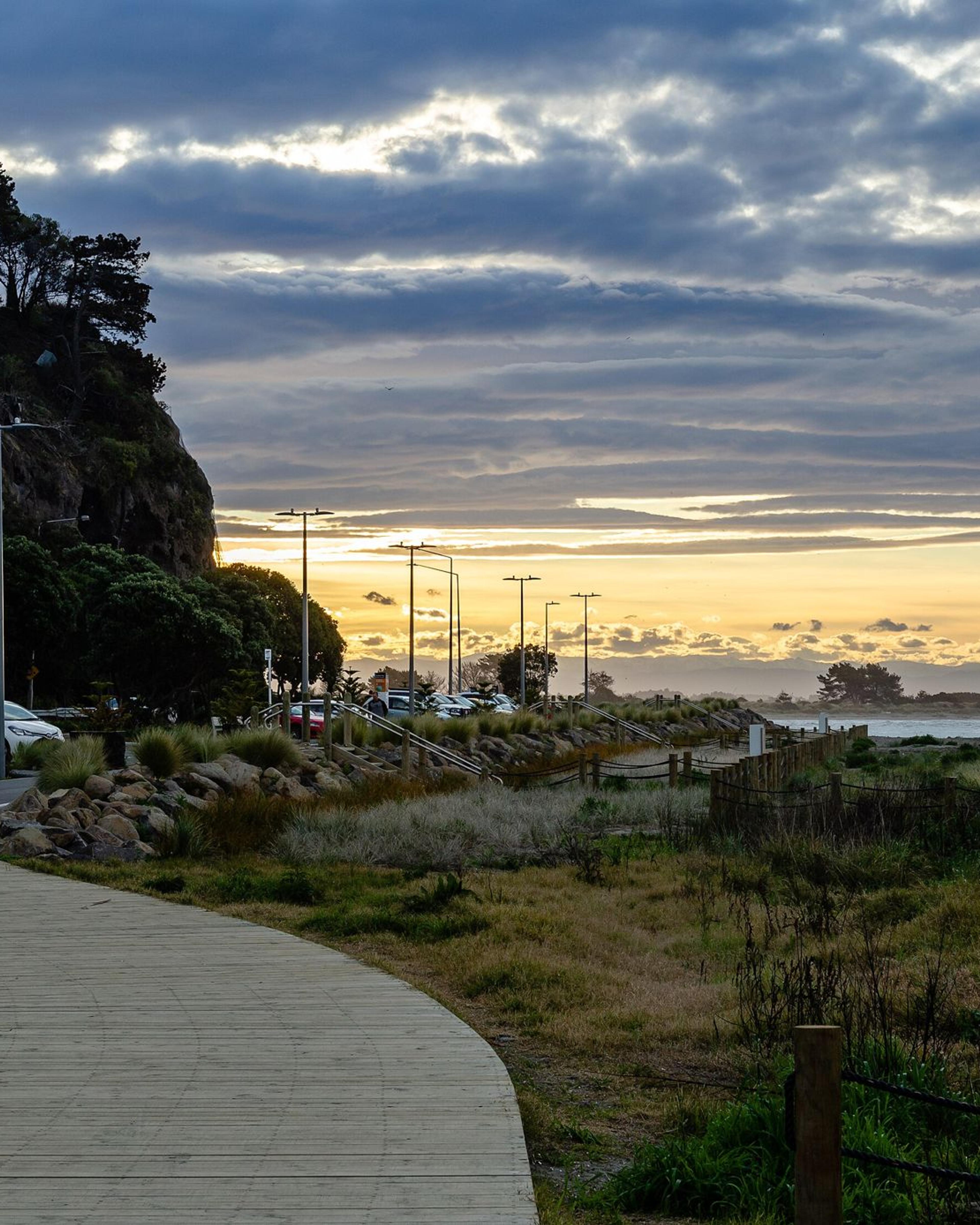 The coastal path at Sumner