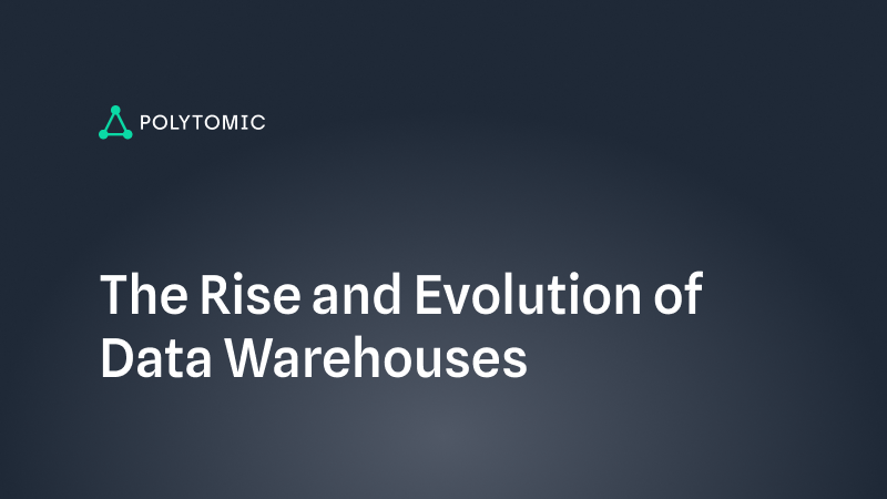 The Rise and Evolution of Data Warehouses