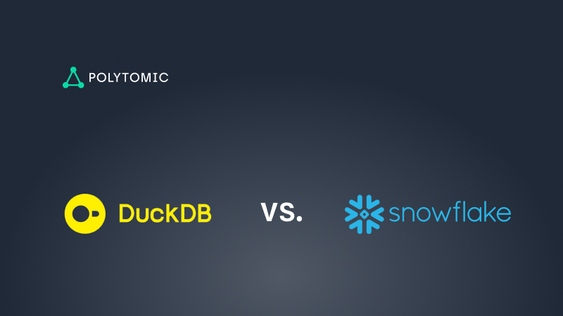 Comparing DuckDB to Snowflake