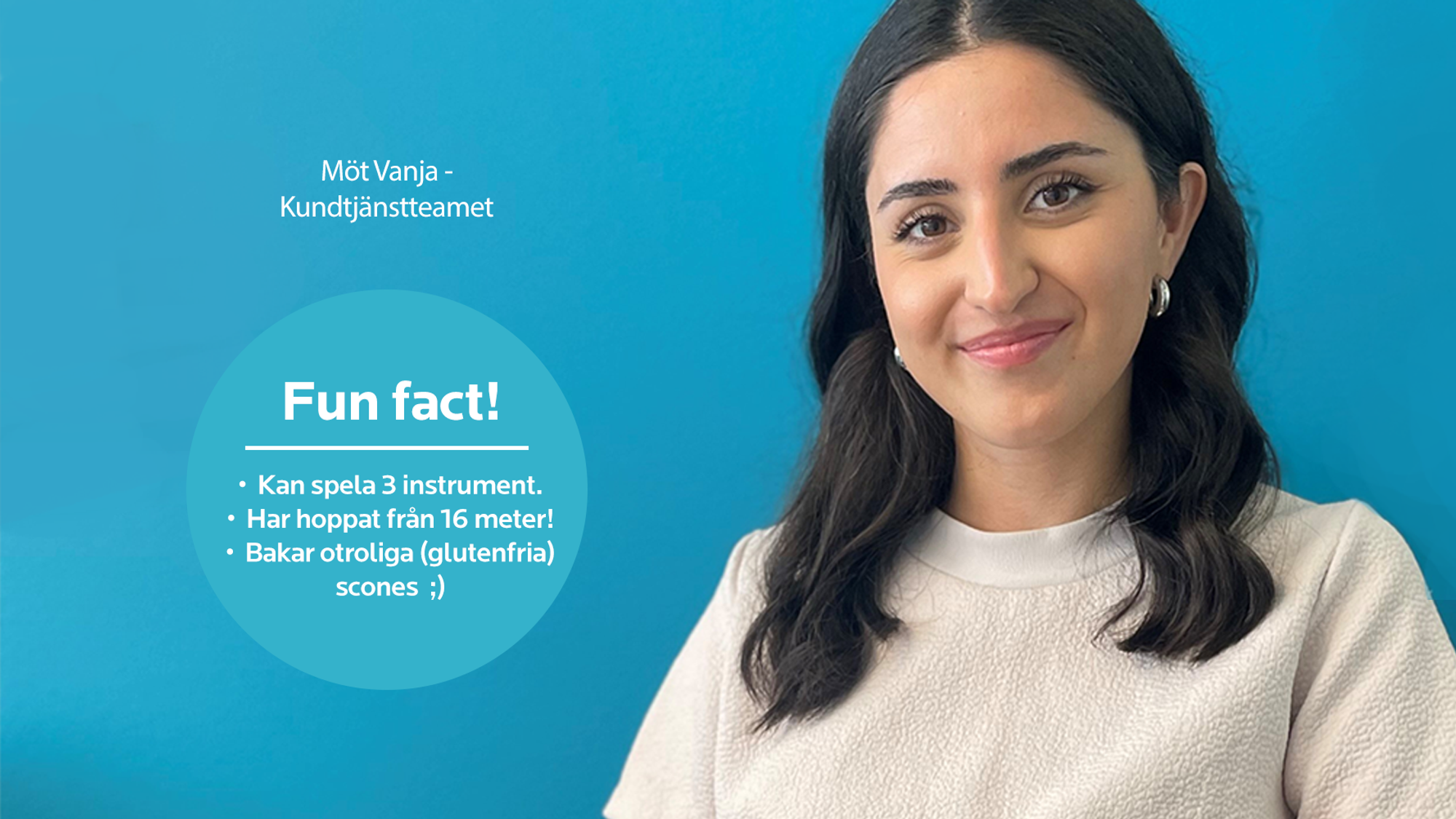 Vanja på Sappas kundtjänst.