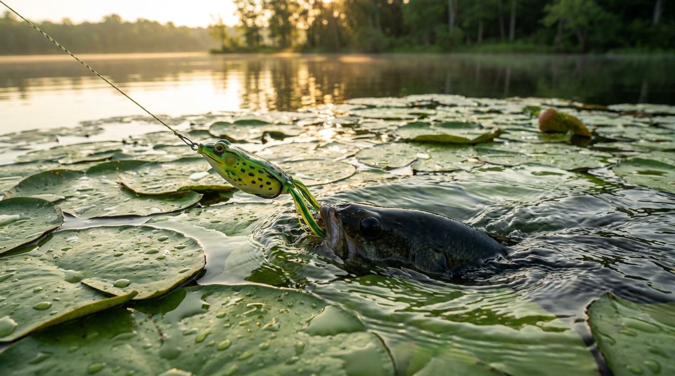 Topwater Frog Fishing: How to Work Mats, Pads, and Shallow Grass