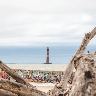 Morris Island Lighthouse from the Beach 5