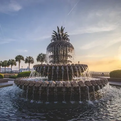 Pineapple Fountain | Angle Three