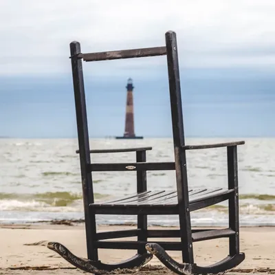 Morris Island Lighthouse from the Beach 2