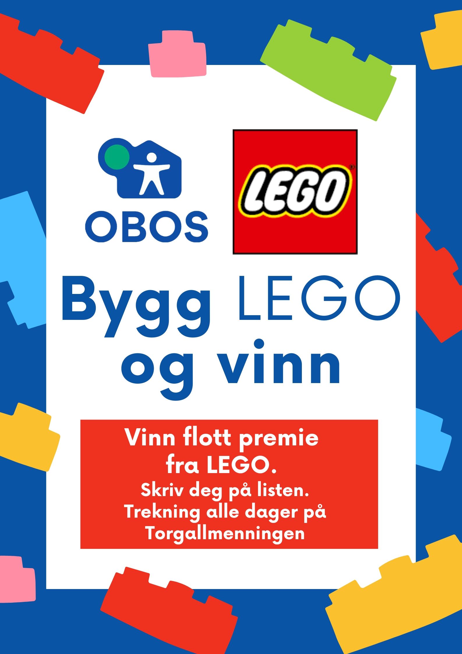 LEGO: Bygg og vinn! Premie: Pakke fra LEGO
