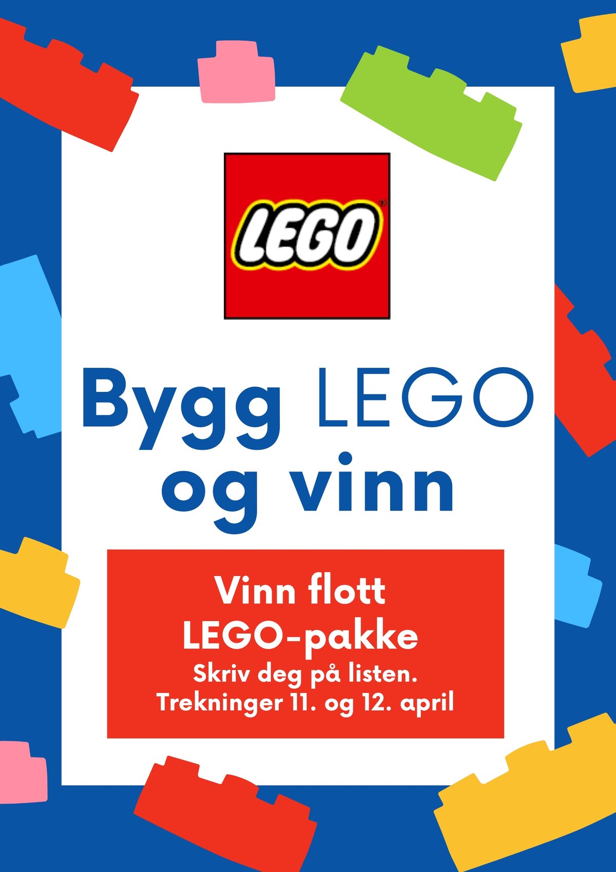 LEGO: Bygg og vinn. Med flotte premier fra LEGO