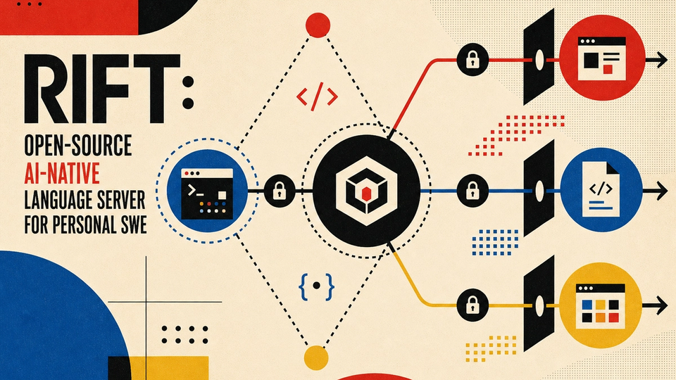 Geometric illustration of a secure local AI server node processing data streams with inspection gates.