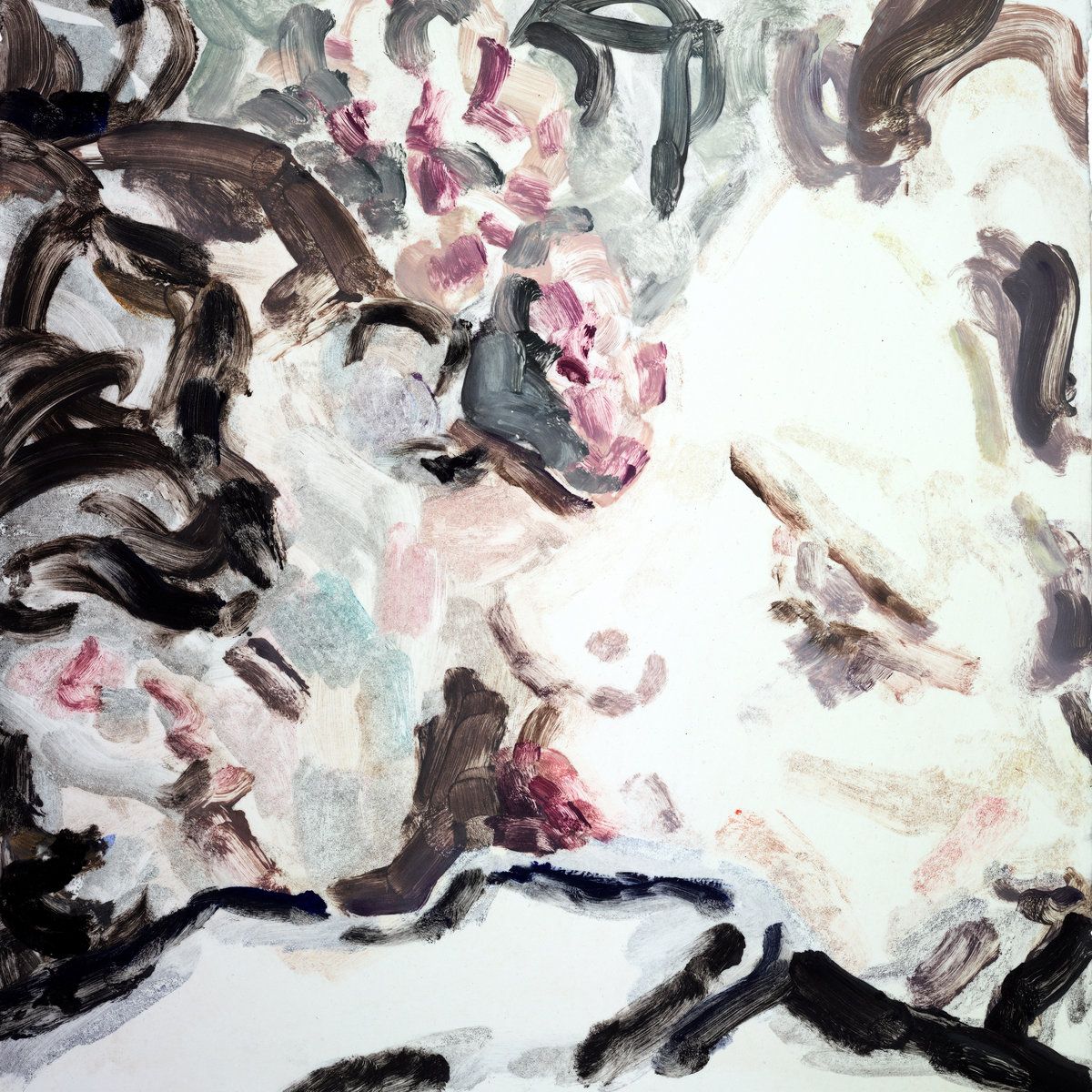 Black-and-white Iceage album artwork with a handwritten title across the cover