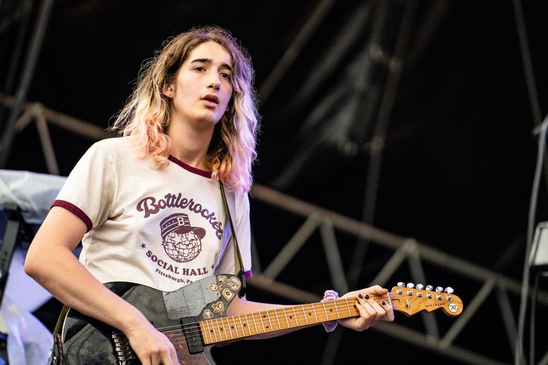 Emily Green of Geese performing live in Boston, 2024