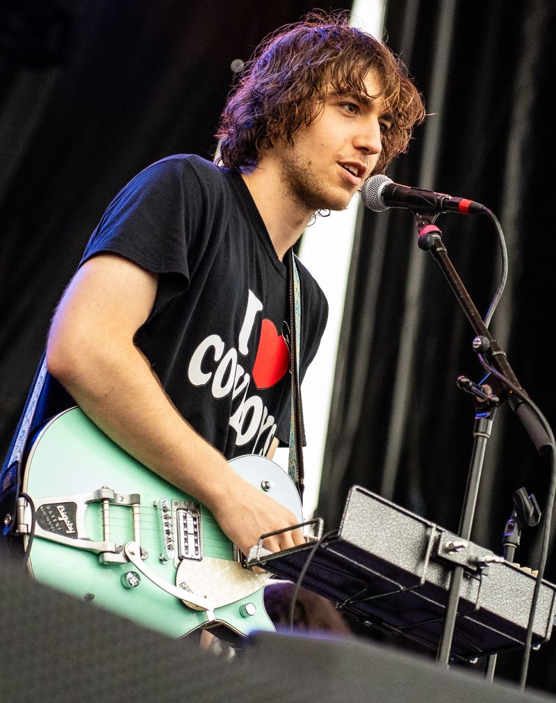 Cameron Winter of Geese performing live in Boston, 2024