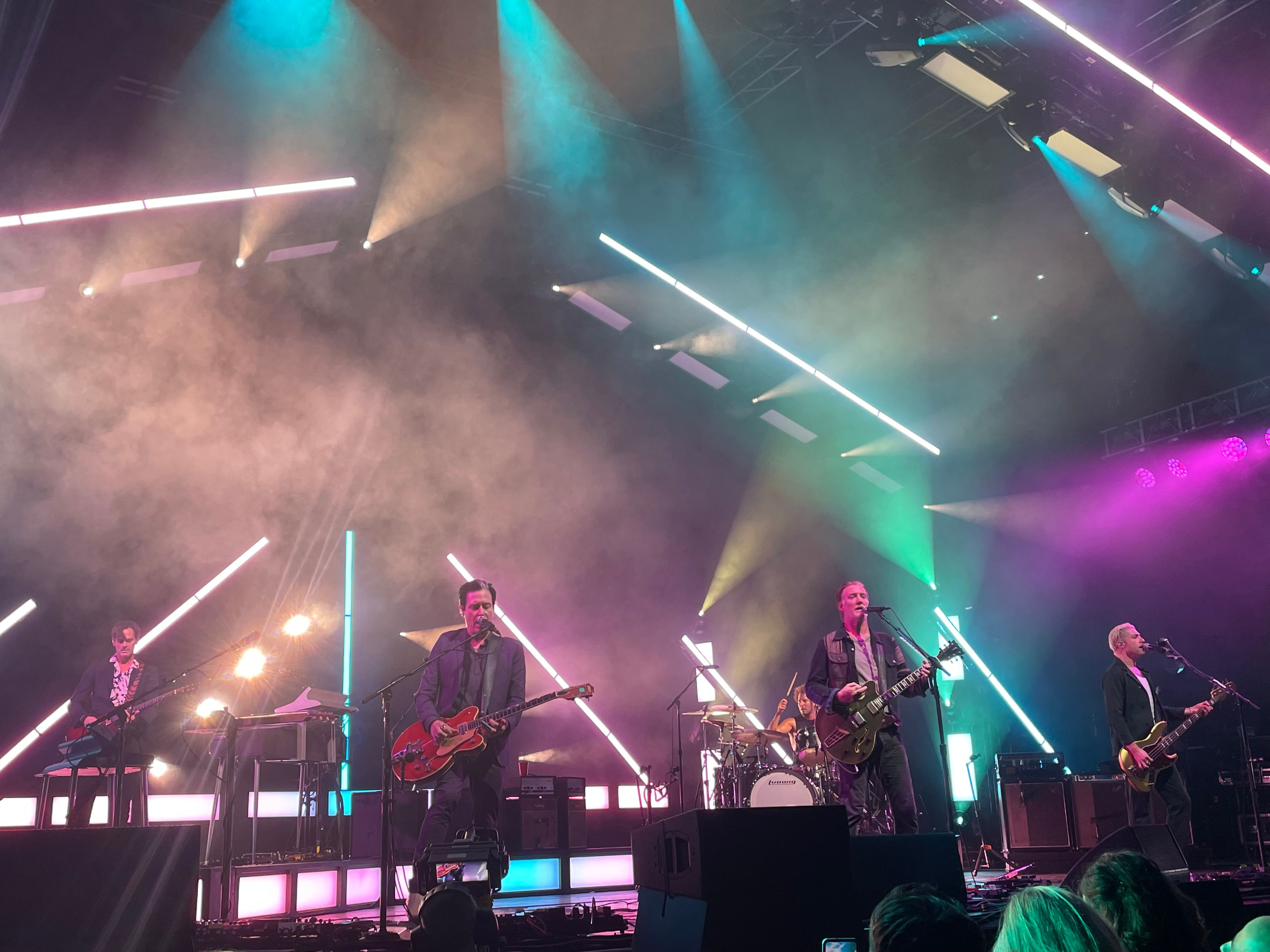 Queens of the Stone Age performing live in 2023