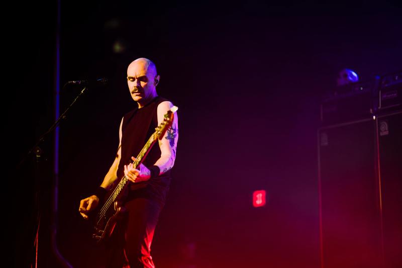 AFI backlit on stage at The Truman