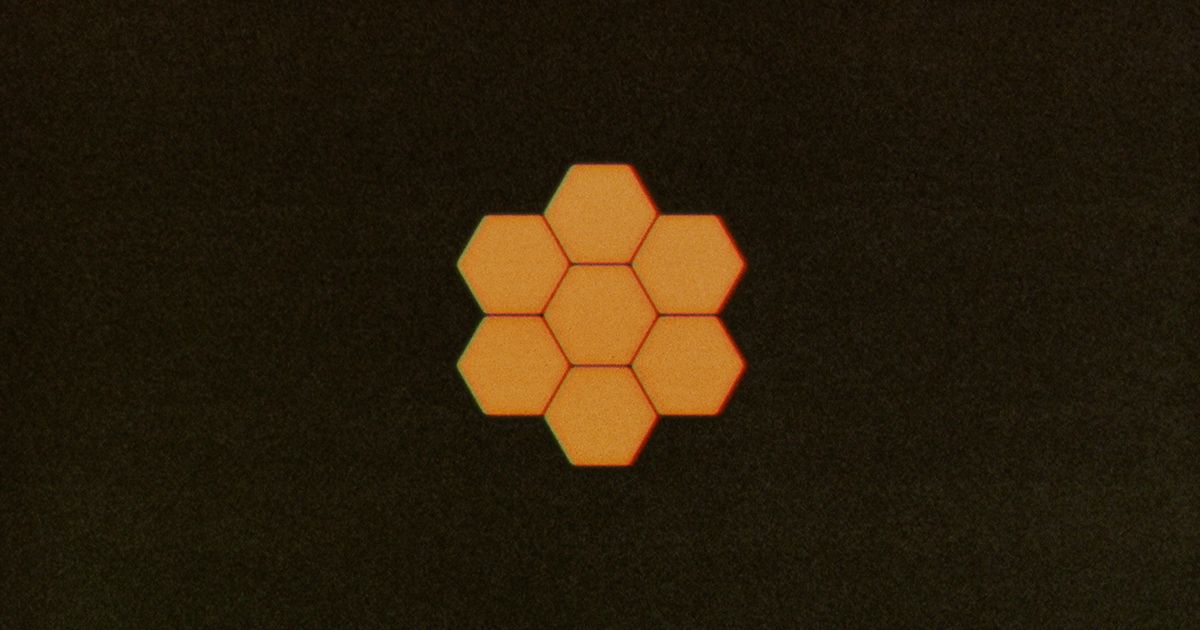 Boards of Canada Inferno promotional artwork with stark geometric imagery