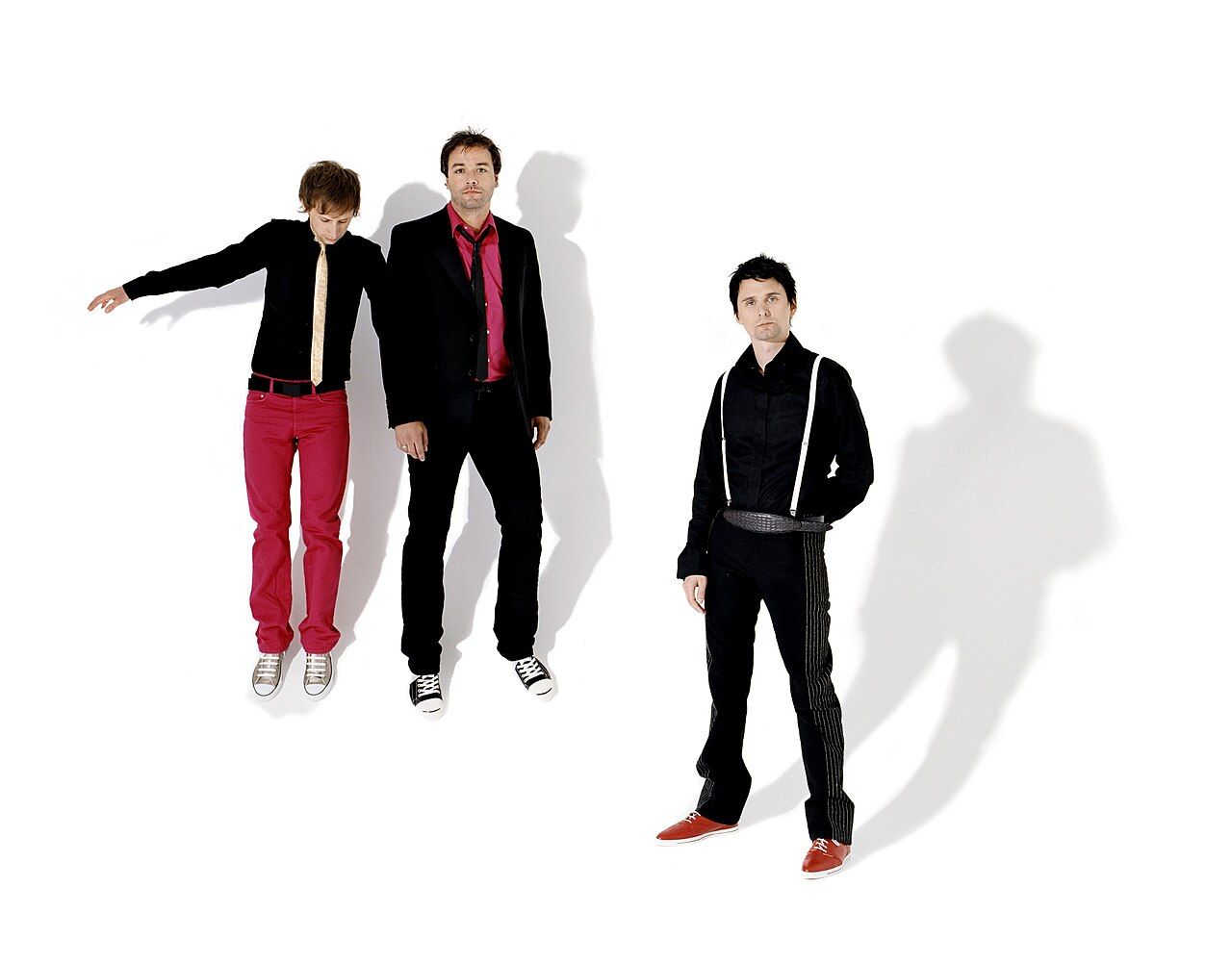 Muse performing live on stage