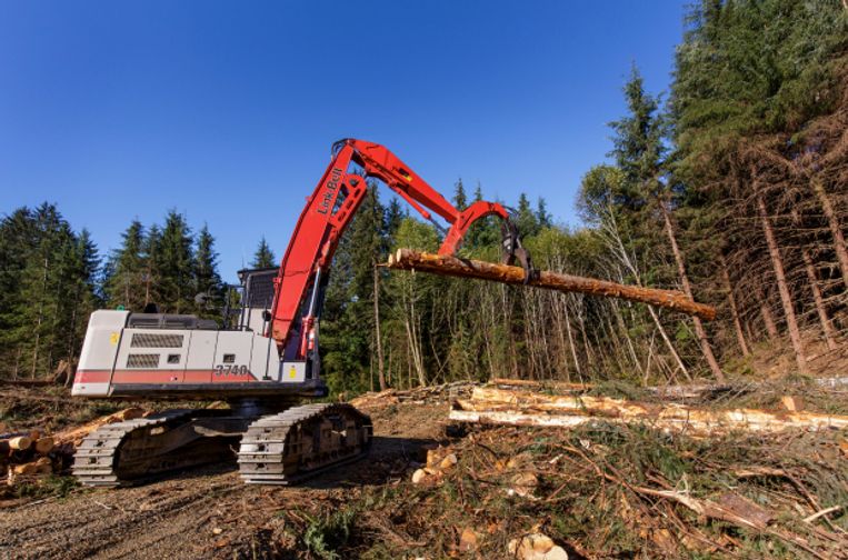 LBX forestry machine at work