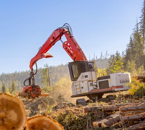 LBX forestry machine at work