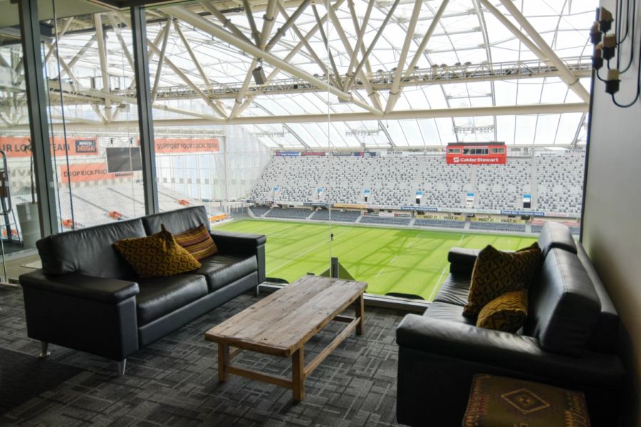 Lounge at Forsyth Barr Stadium