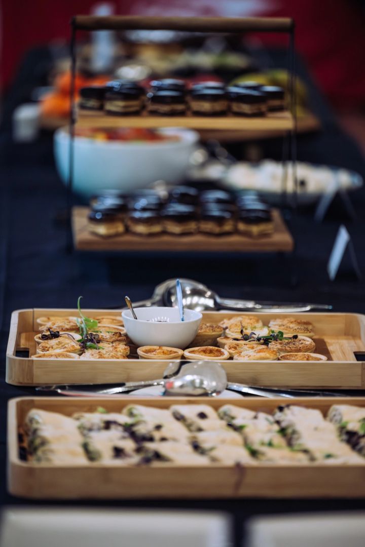 Food on a table