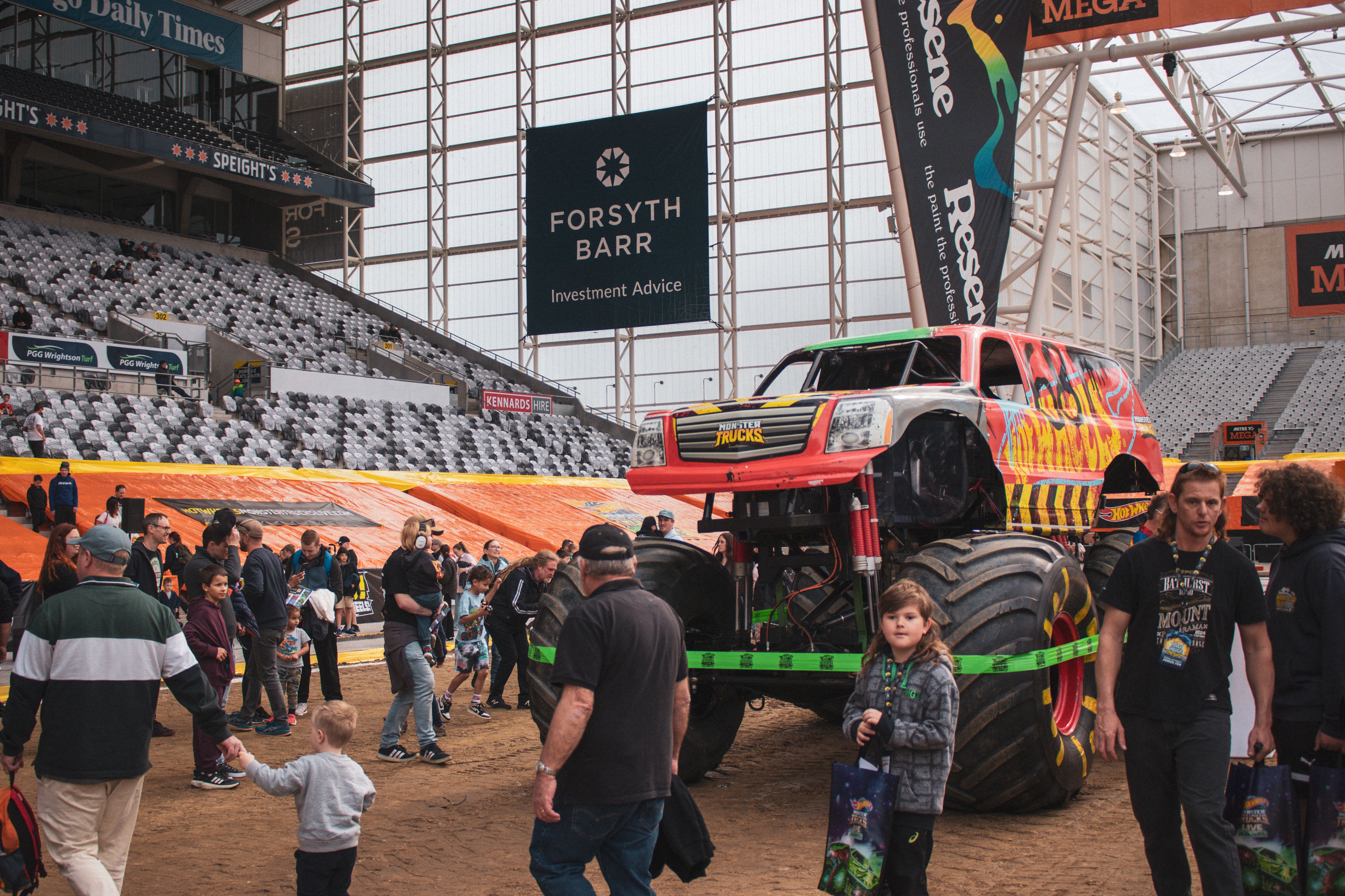 Monster Truck in the stadium