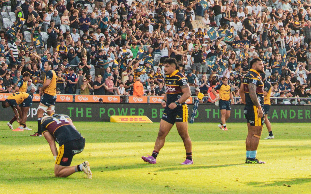 The Highlanders are spend after a hard fought win
