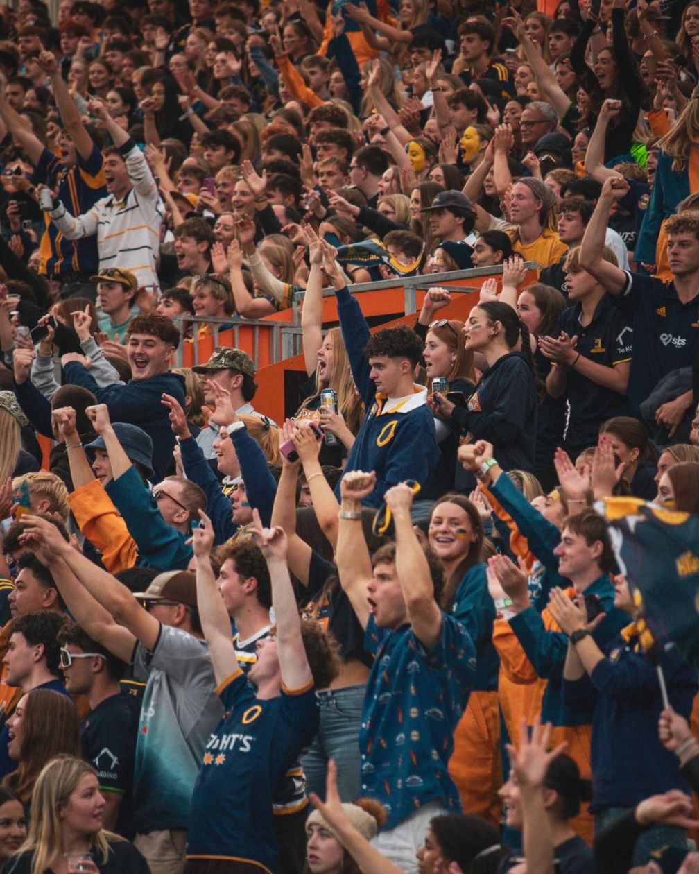 Crowd at Forsyth Barr Stadium