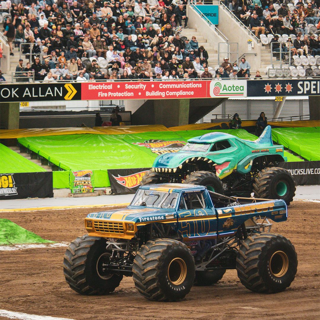 Hot Wheels Monster Trucks Under The Roof