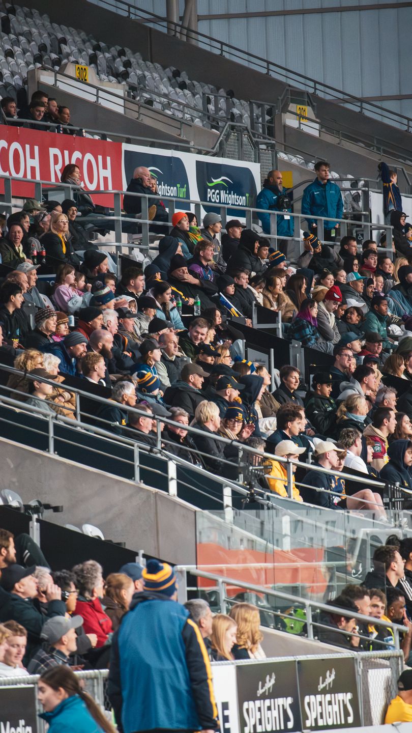 The fans enjoyed the attacking rugby