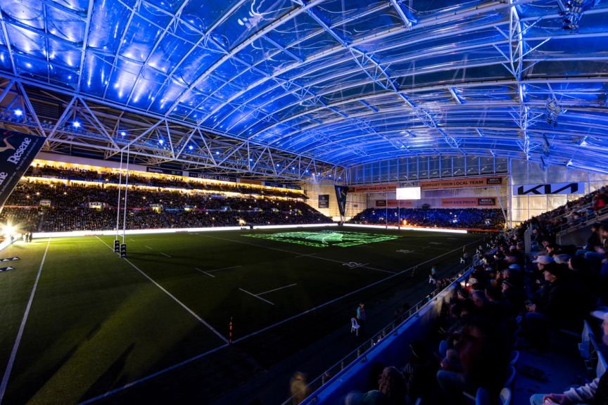 Stadium at night