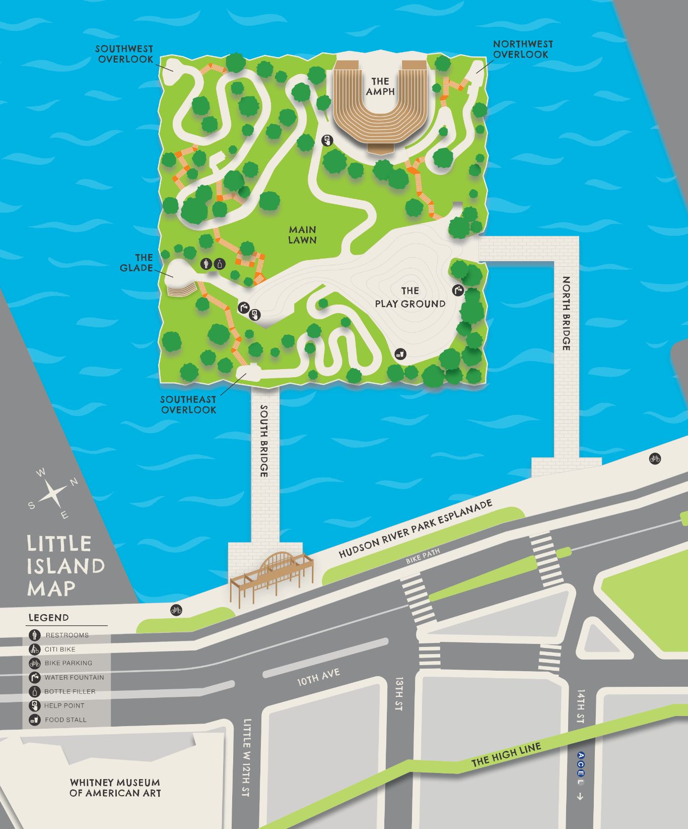 Map of Little Island