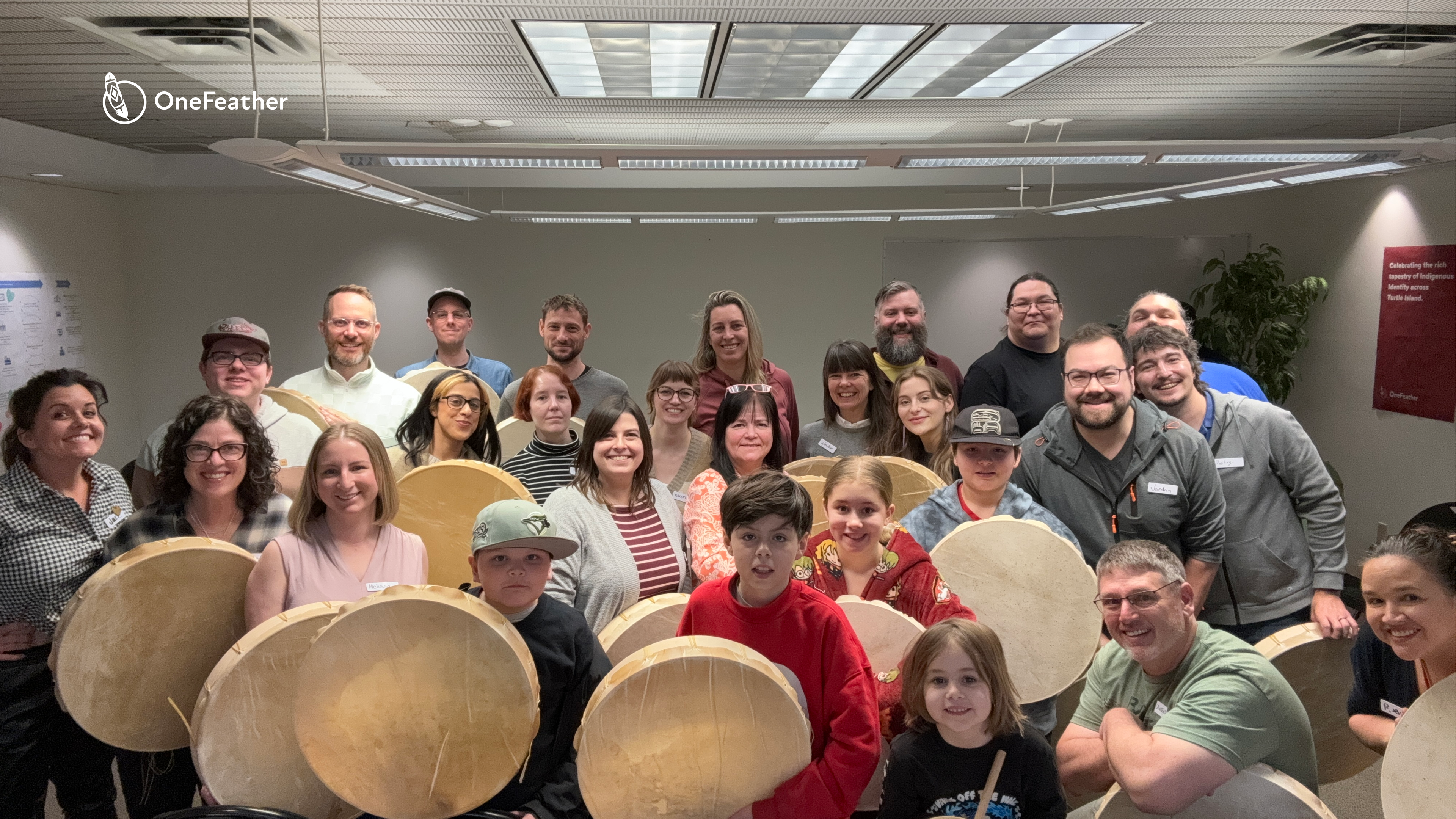 Cover Image for We Made Drums at the OneFeather Summit 