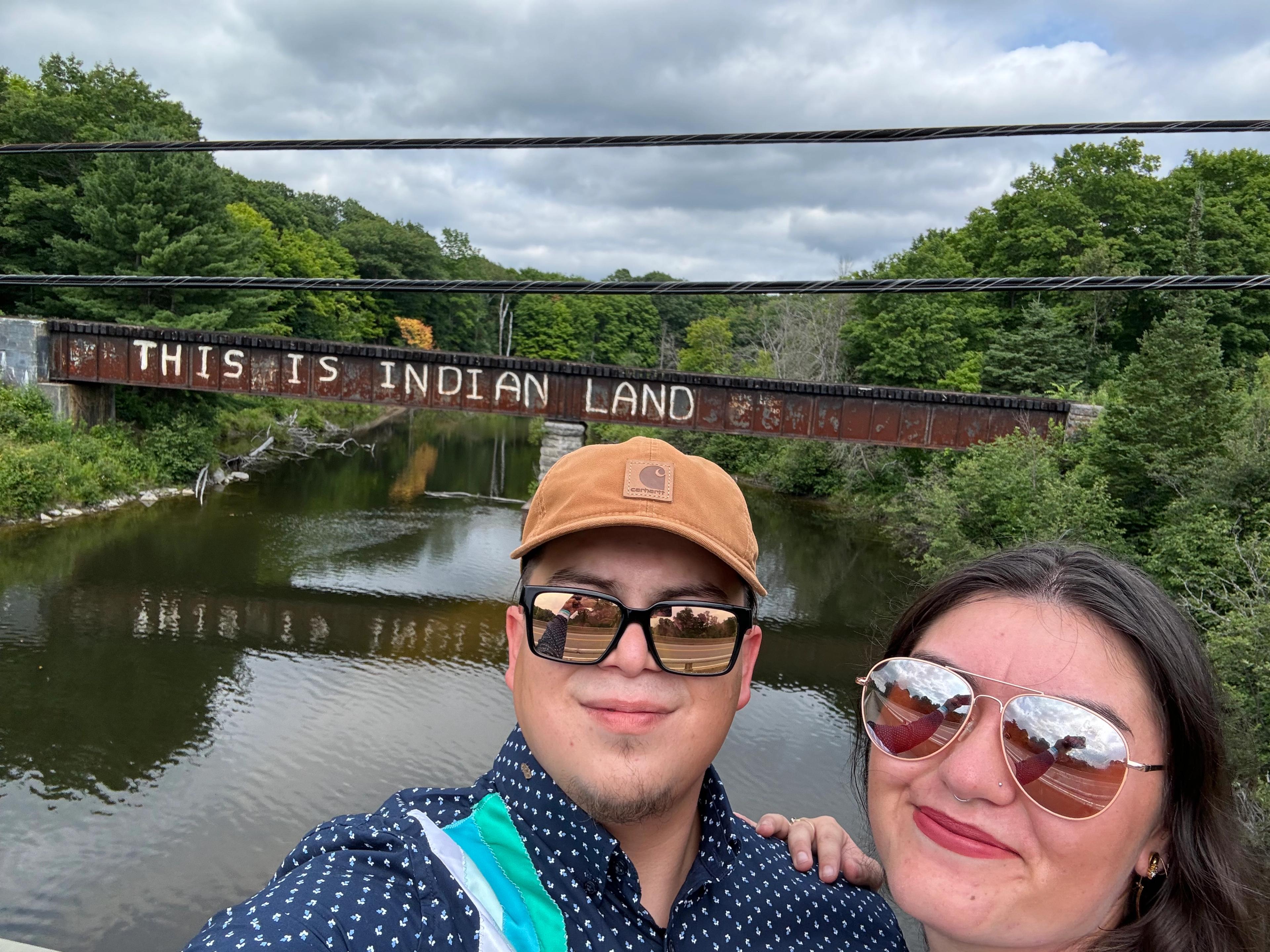 🧡 OneFeather champion Kelly with his fiancé in Hamilton, Ontario