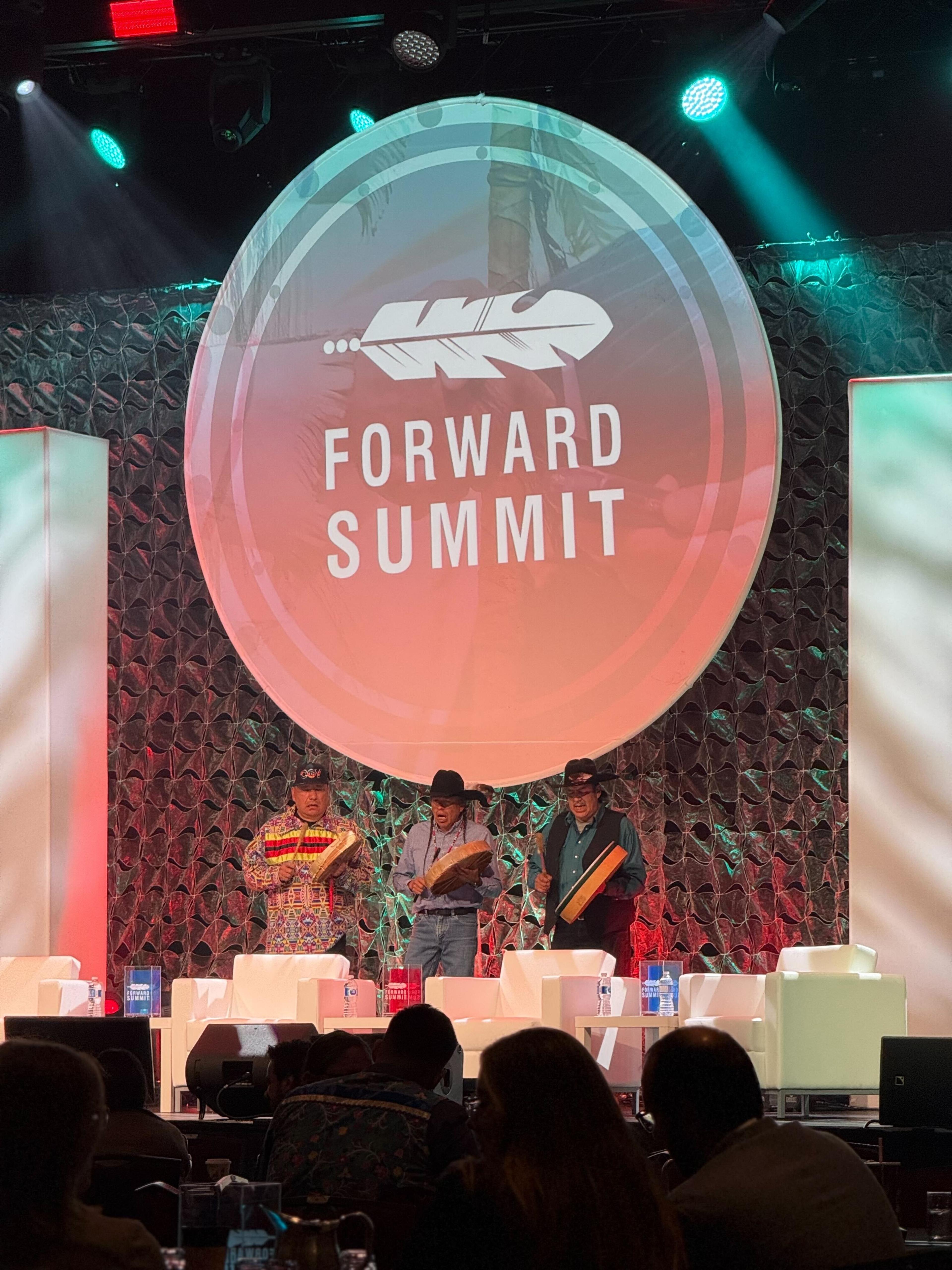 Traditional drumming performers