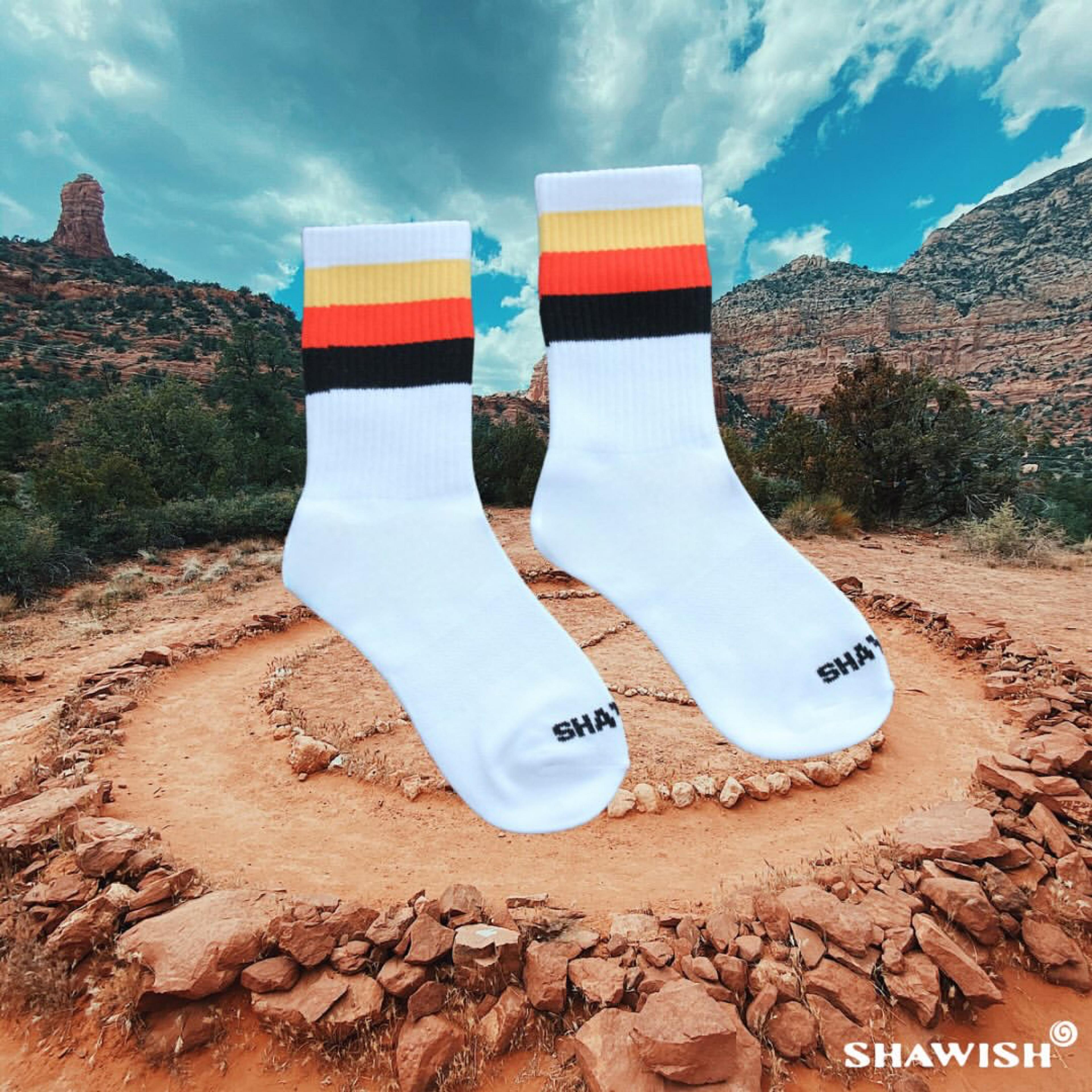 Medicine wheel socks that rock!