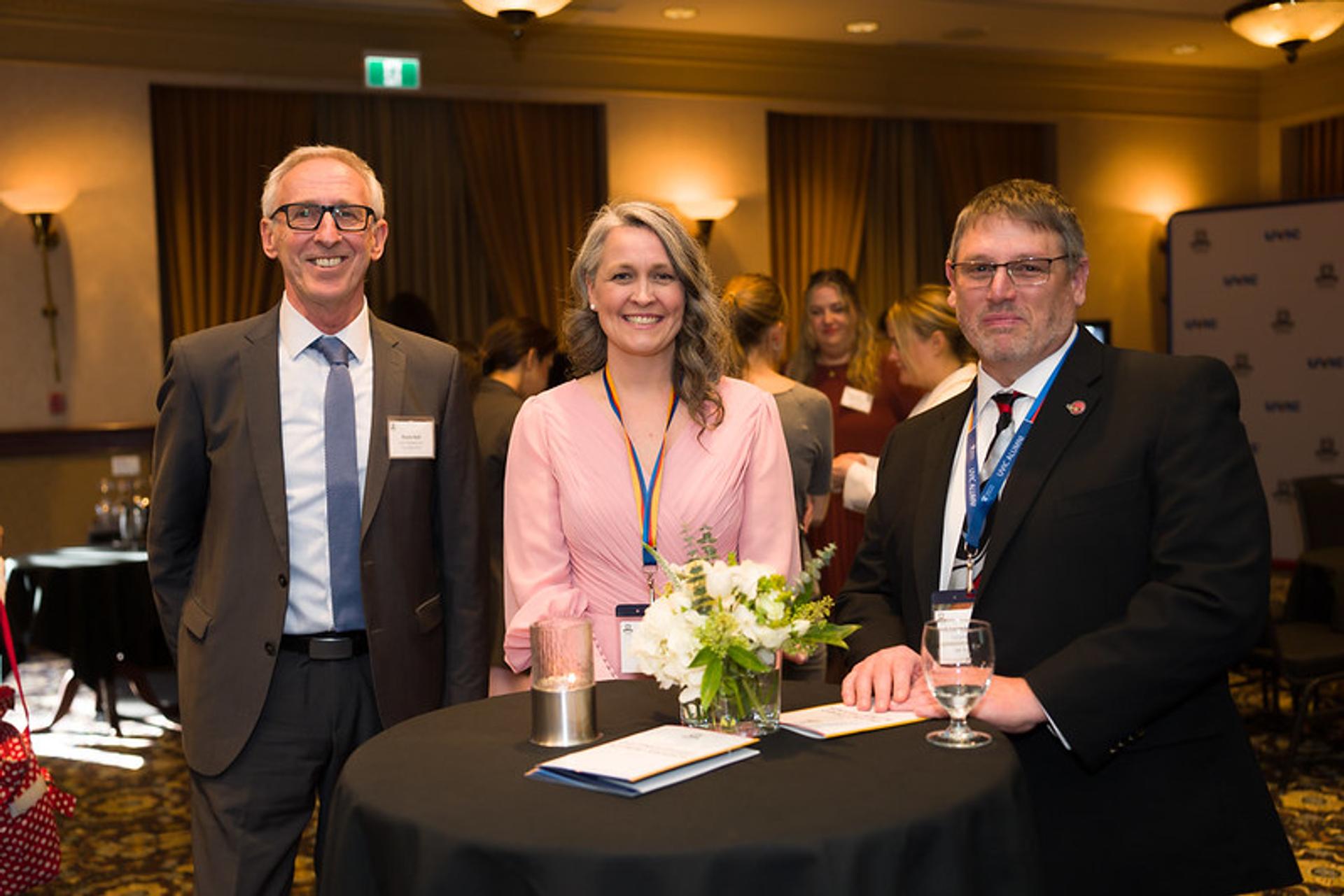 A fellow companion, Julie Claveau and Lawrence Lewis