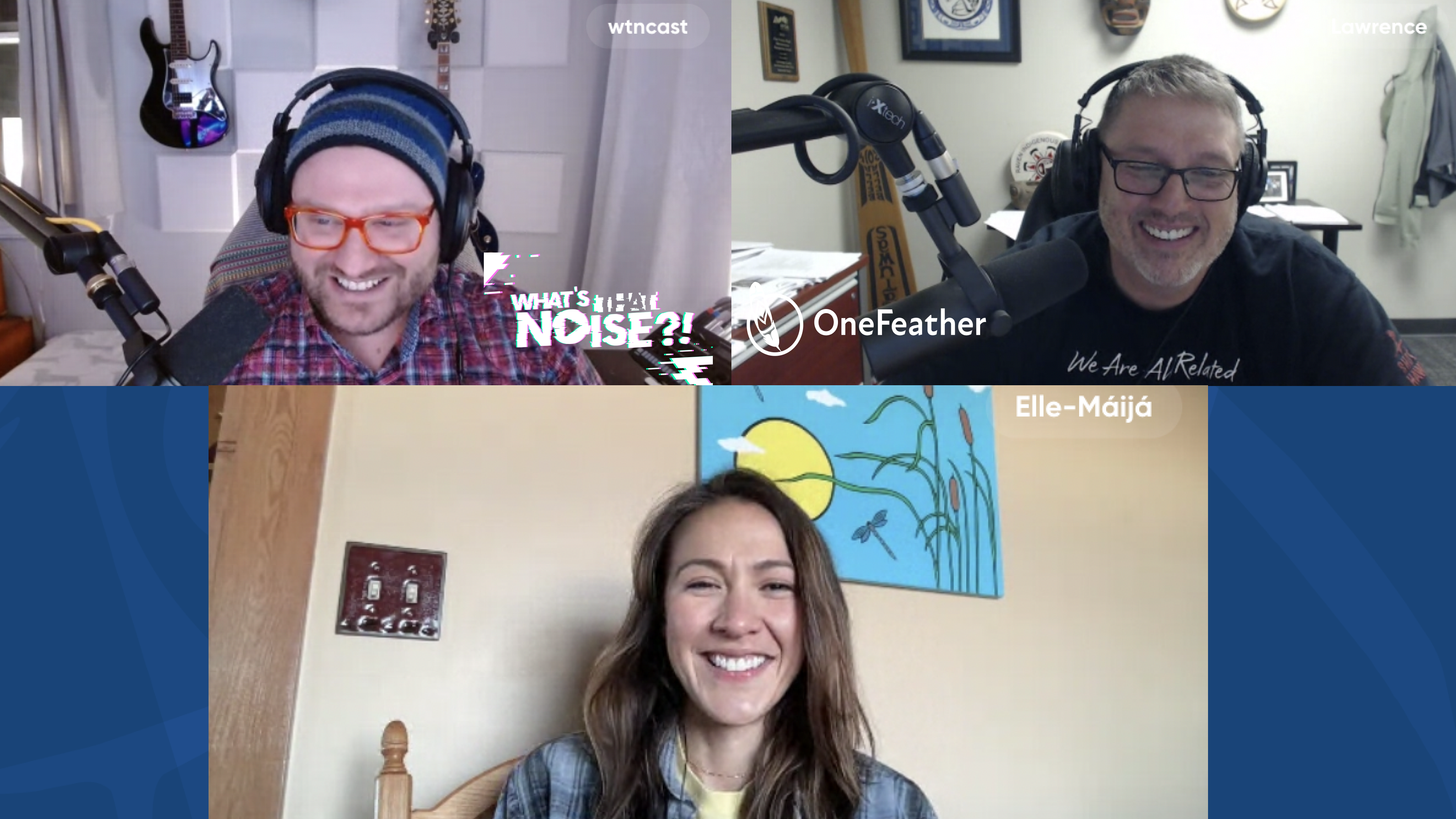 Podcast session with Sámi and Blood Tribe First Nation filmmaker, Elle-Máijá Tailfeathers