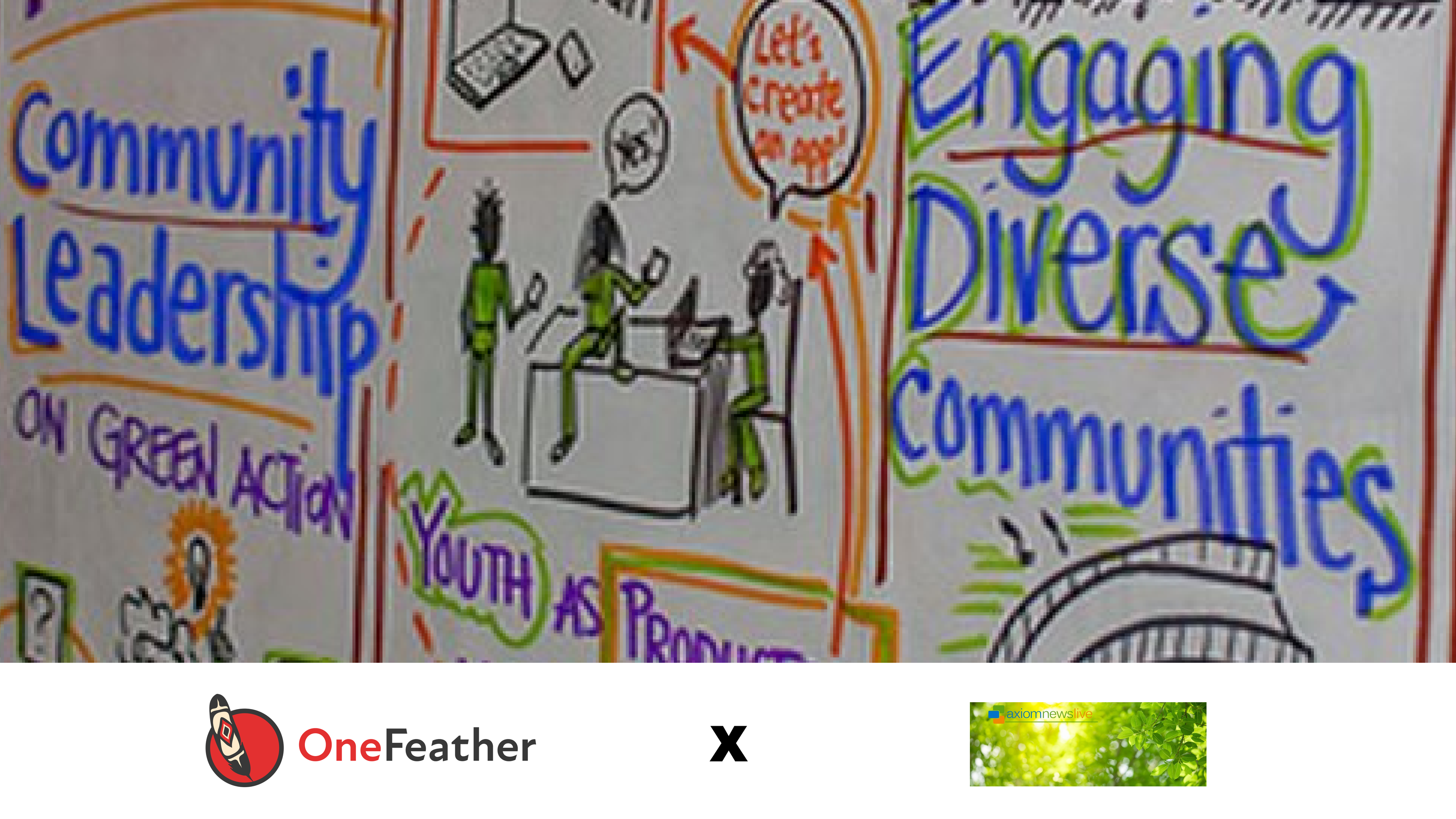 Cover Image for OneFeather Live Broadcast on Axiom News  