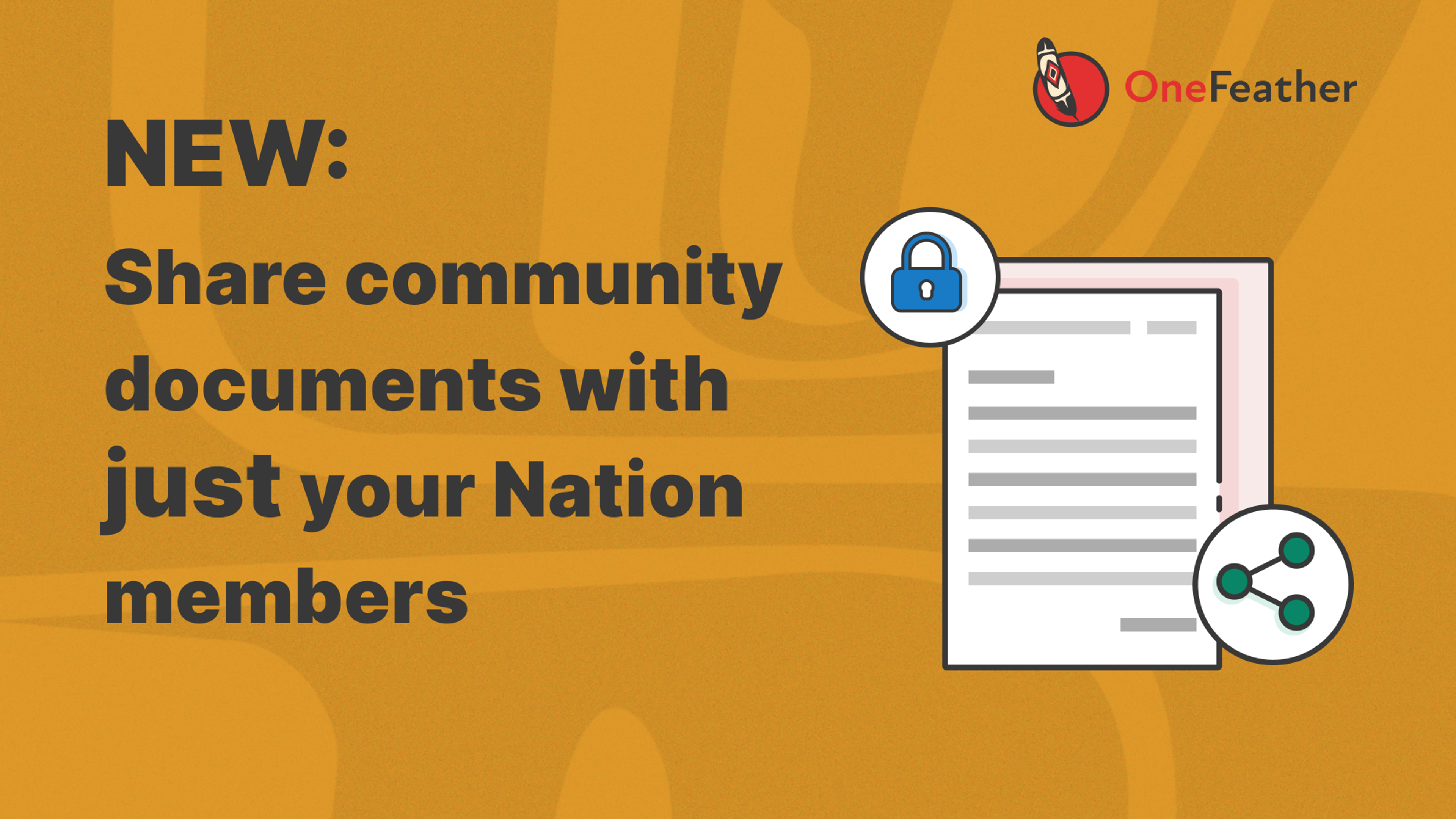 Cover Image for NEW: Share community documents with just your Nation members 