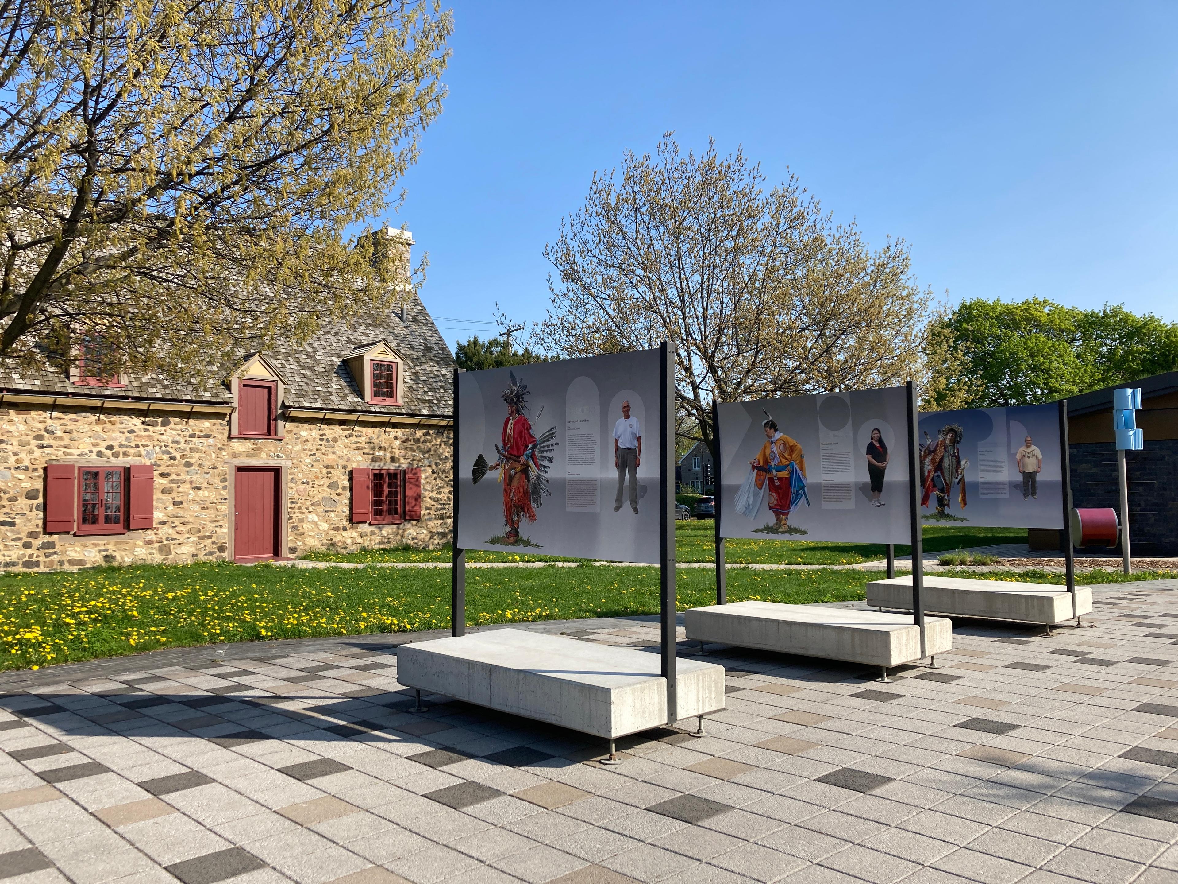 Exhibition, including photography by Roland Lorente (image courtesy of Nivard-De Saint-Dizier musuem)