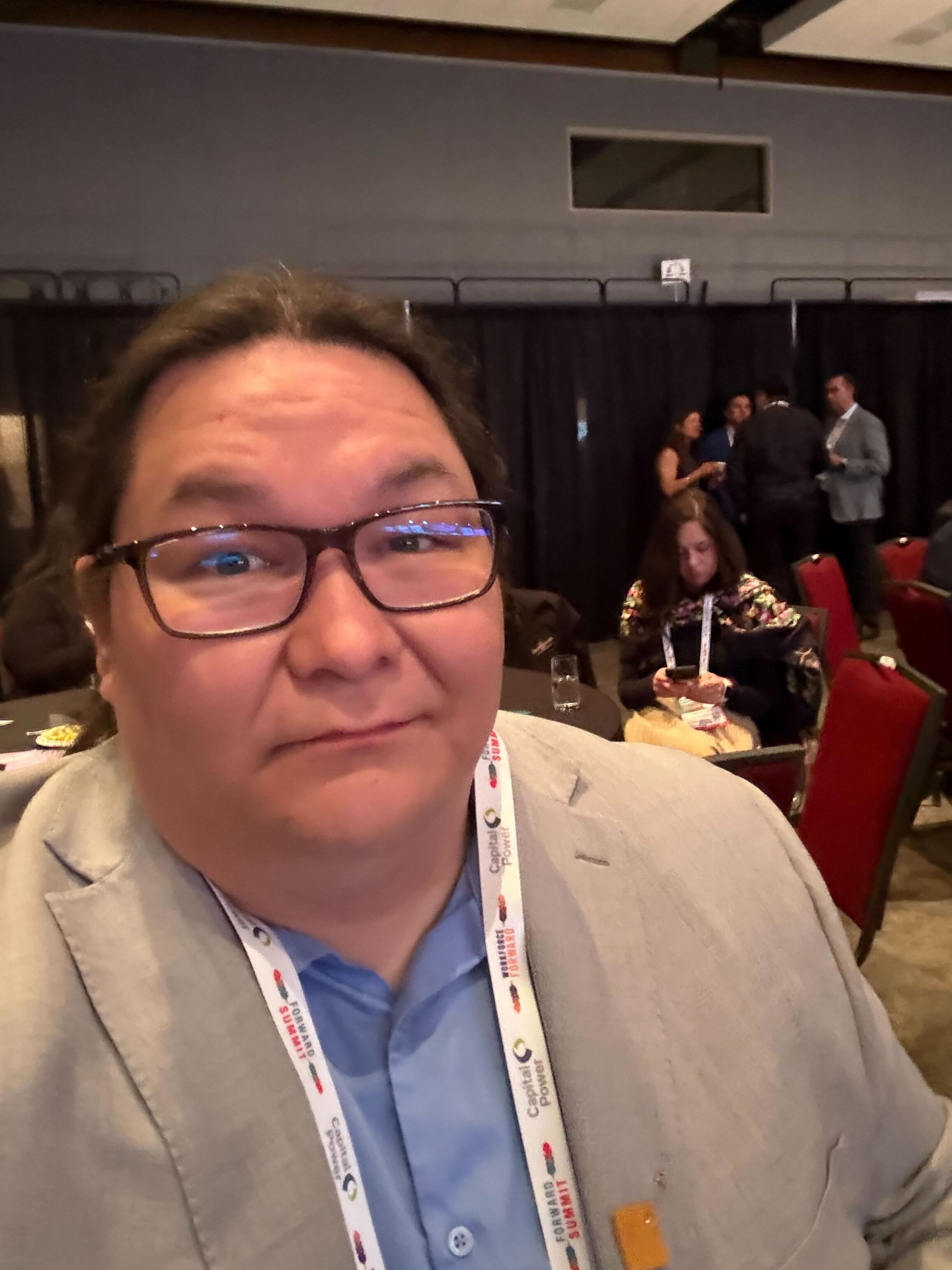 Tyler's selfie at the summit!