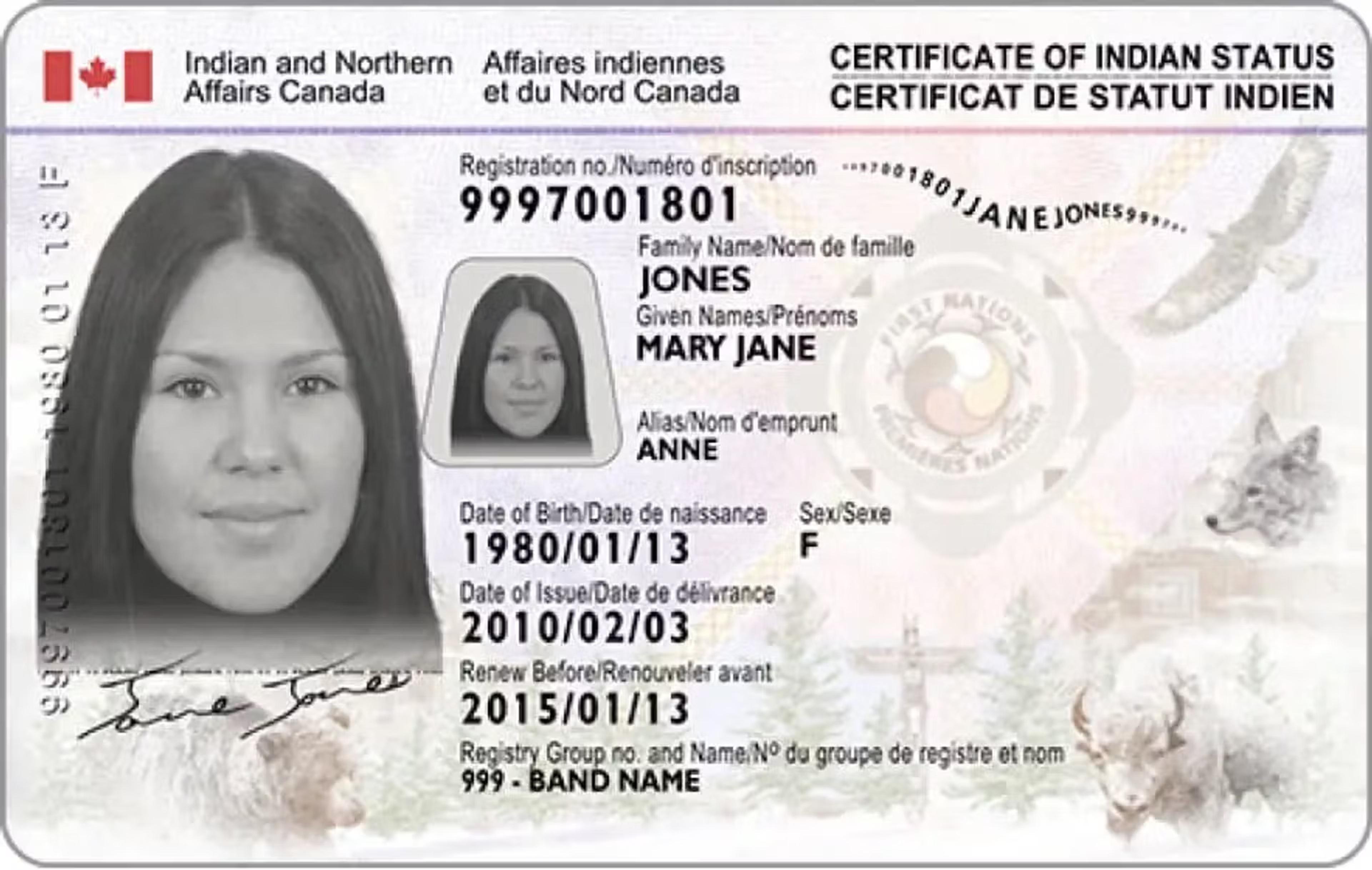 Example of a Secure SCIS card