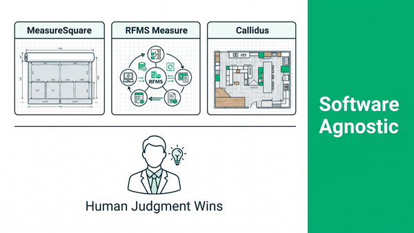 MeasureSquare vs RFMS vs Callidus flooring takeoff software comparison with roll layout, seam plan, and reporting
